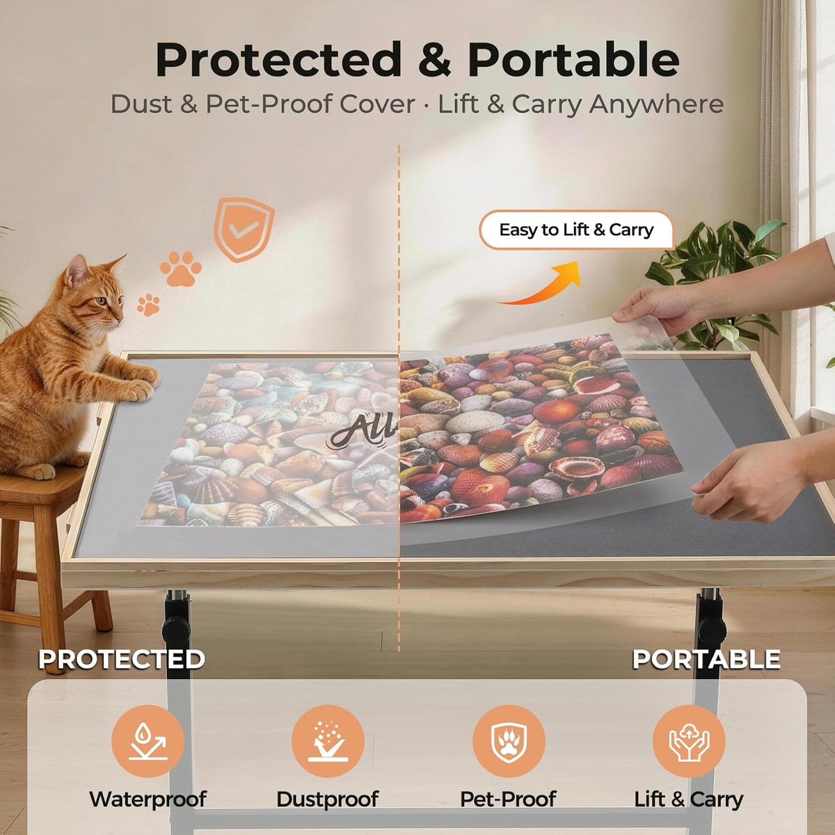 Lumi™ Foldable LED Puzzle Table